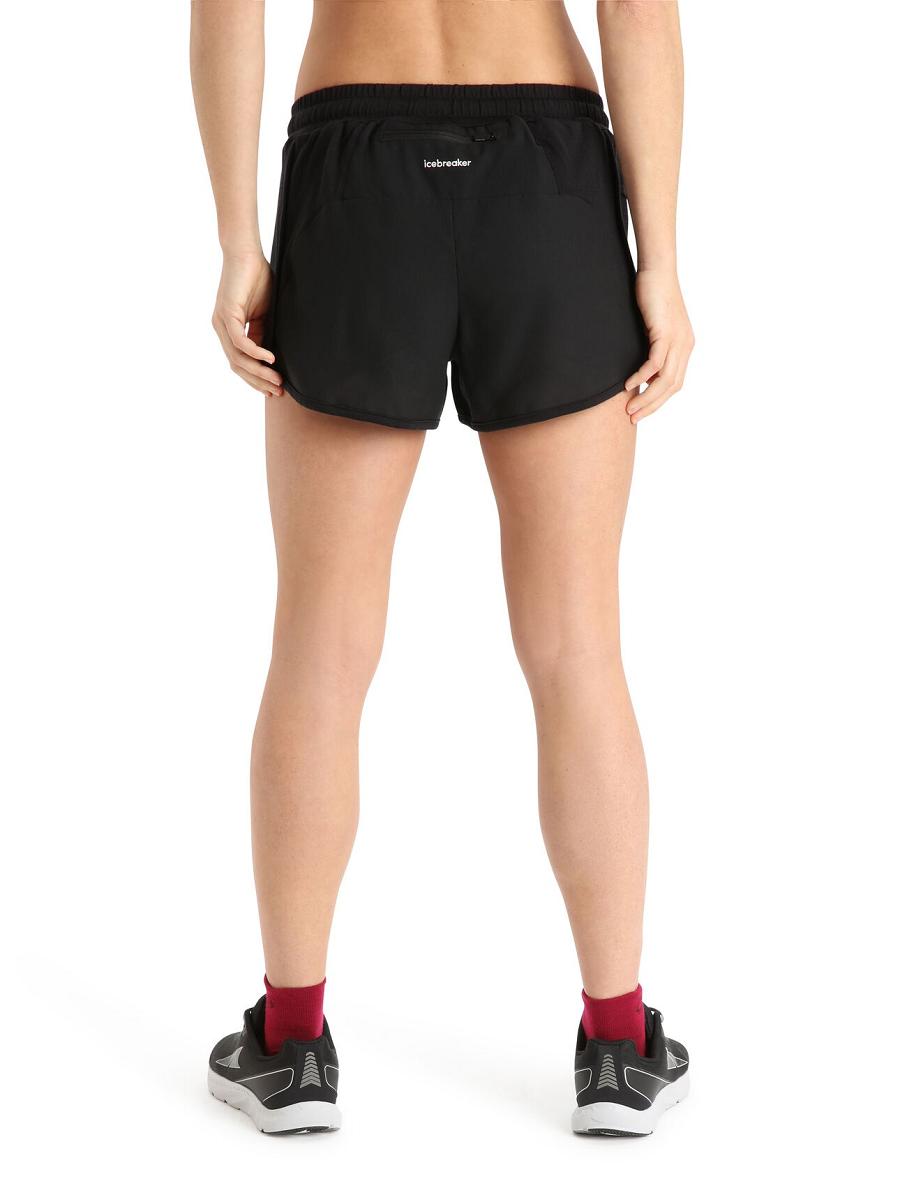 Shorts Icebreaker ZoneKnit™ Merino Femme Noir | FR 1505LISH